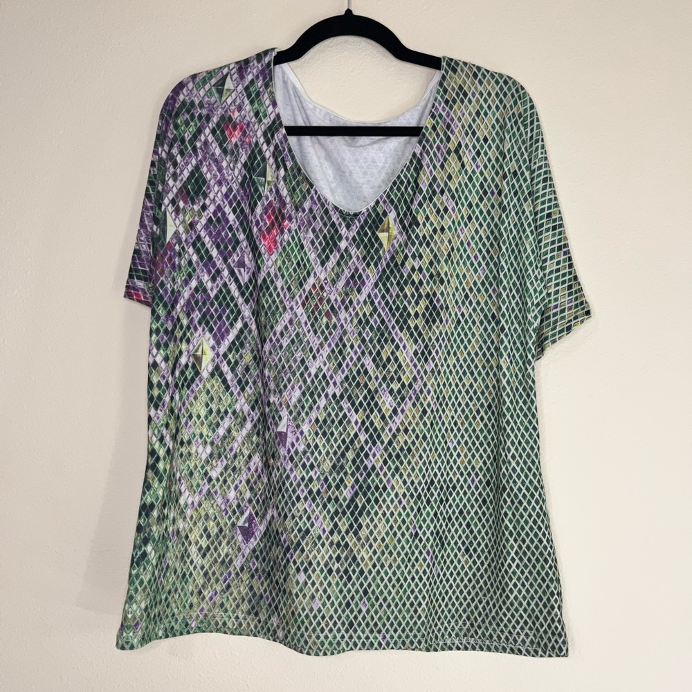 Emerald Scales Loose Fitting T-Shirt